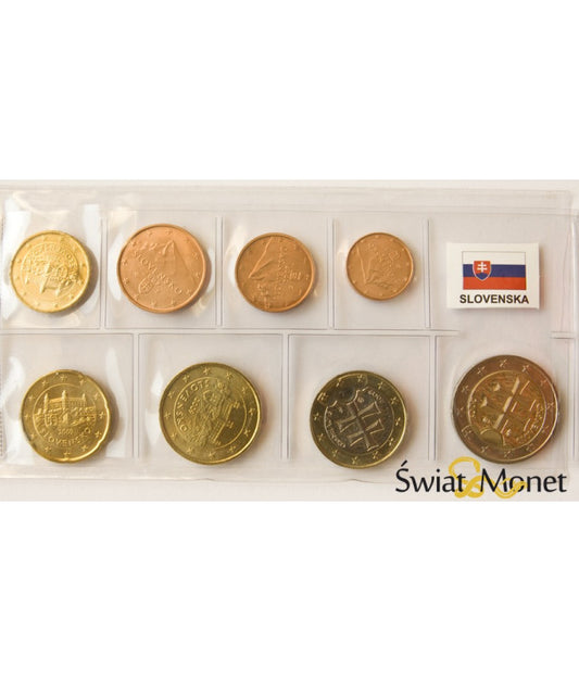 Słowacja 2009 - zestaw euro