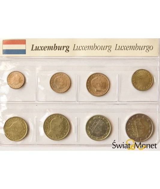 Luksemburg 2002 - zestaw euro