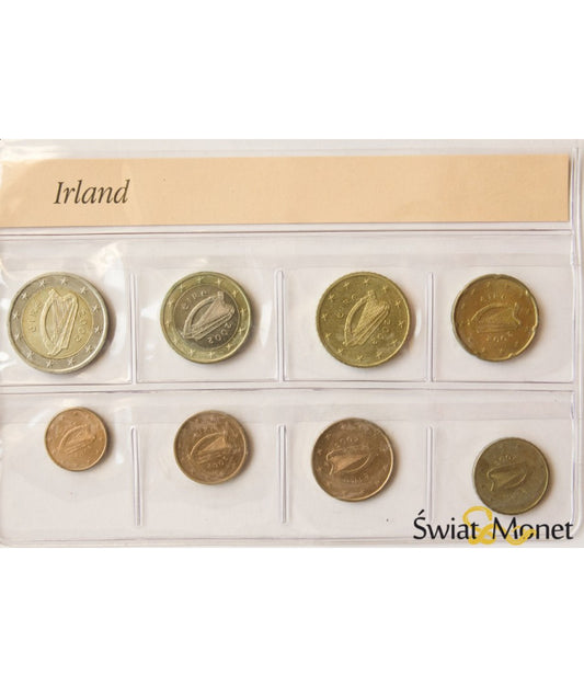 Irlandia 2002 - zestaw euro