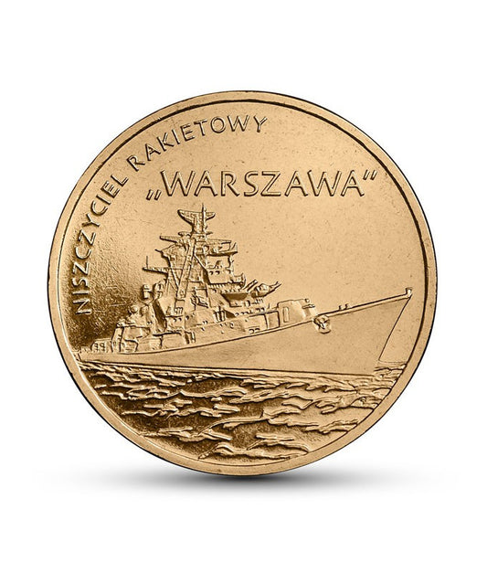 2 zł Niszczyciel rakietowy Warszawa 2013