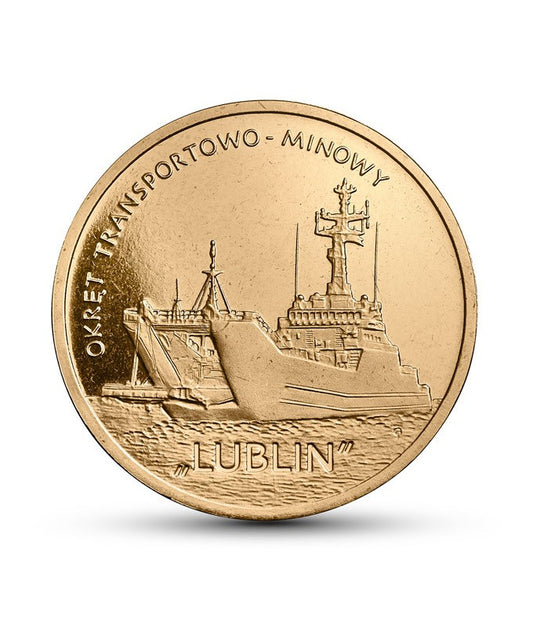 2 zł Okręt transportowo-minowy Lublin 2013