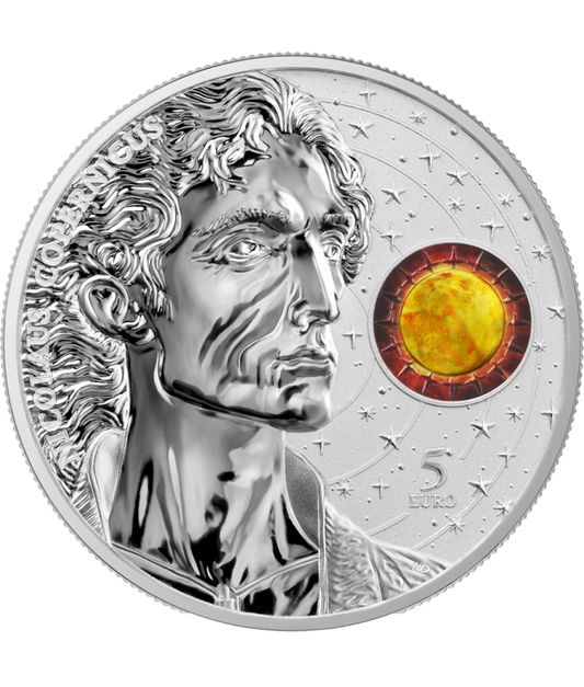5 euro - Mikołaj Kopernik - Malta - 2023 - 1 oz Ag999