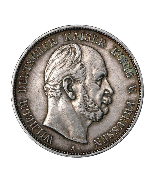 Niemcy - Prusy - 5 marek 1874 - Wilhelm II