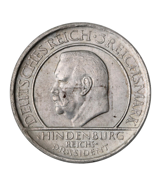 Niemcy - Republika Weimarska - 3 marki 1929 A - 10 rocznica - Konstytucja Weimarska