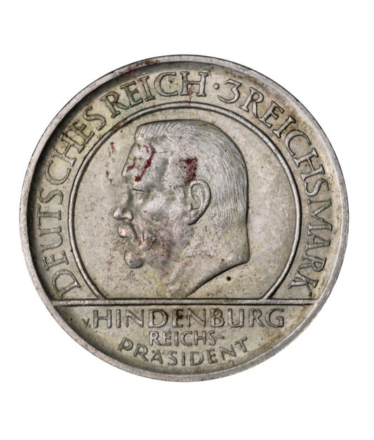 Niemcy - Republika Weimarska - 3 marki 1929 E - 10 rocznica - Konstytucja Weimarska