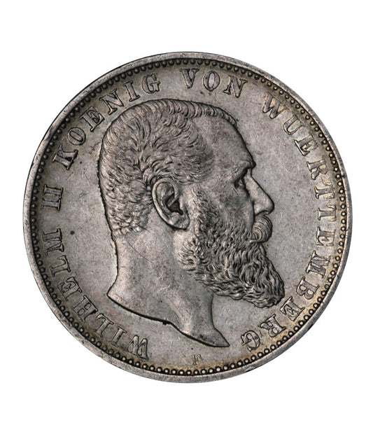 Niemcy - Wirtembergia - 5 marek 1903 - Wilhelm II - (N38)